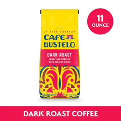 Café Bustelo Dark Roast Ground Coffee 11 Ounce Bag