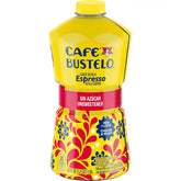 Café Bustelo Unsweetened Espresso Style Iced Coffee, Limited Edition Game Day Design, 40-Oz. Bottle