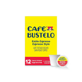 Café Bustelo Espresso Style Dark Roast, Single Serve Coffee Pods, 12 Count (Pack of 1)