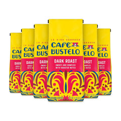 Café Bustelo Dark Roast Ground Coffee, 11-Oz. Bag (Pack of 6)