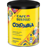 Café Bustelo 100% Colombian Medium Roast Ground Coffee, 9 Ounces (Pack of 6)
