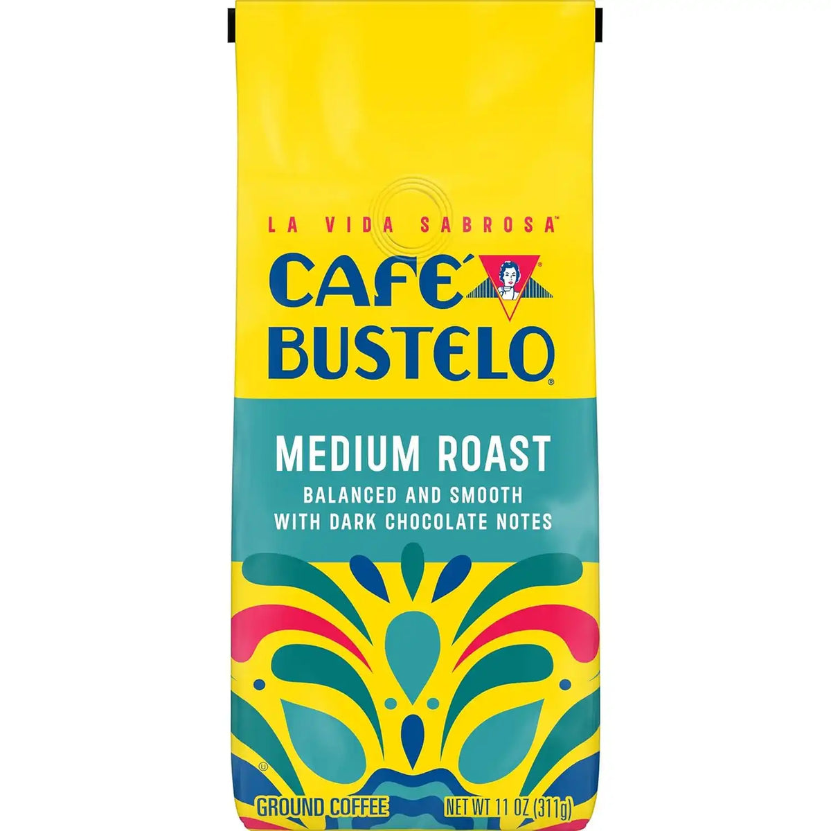 Cafe Bustelo Medium Roast Ground Coffee 11 Ounce Bag