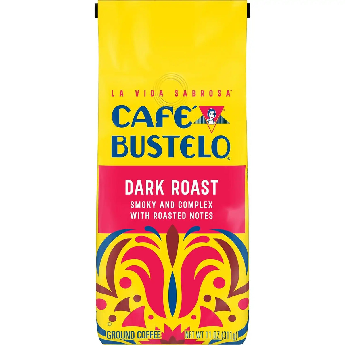 Café Bustelo Dark Roast Ground Coffee 11 Ounce Bag
