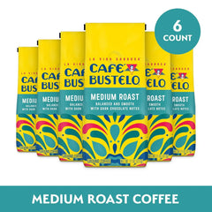 Café Bustelo Medium Roast Ground Coffee, 11-Oz. Bag (Pack of 6)