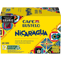 Café Bustelo Nicaragua Dark Roast Coffee, 72 Keurig K-Cup Pods